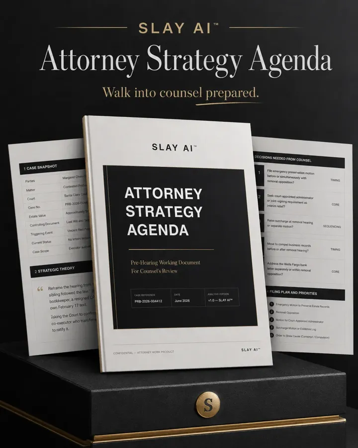 SLAY AI Attorney Strategy Agenda