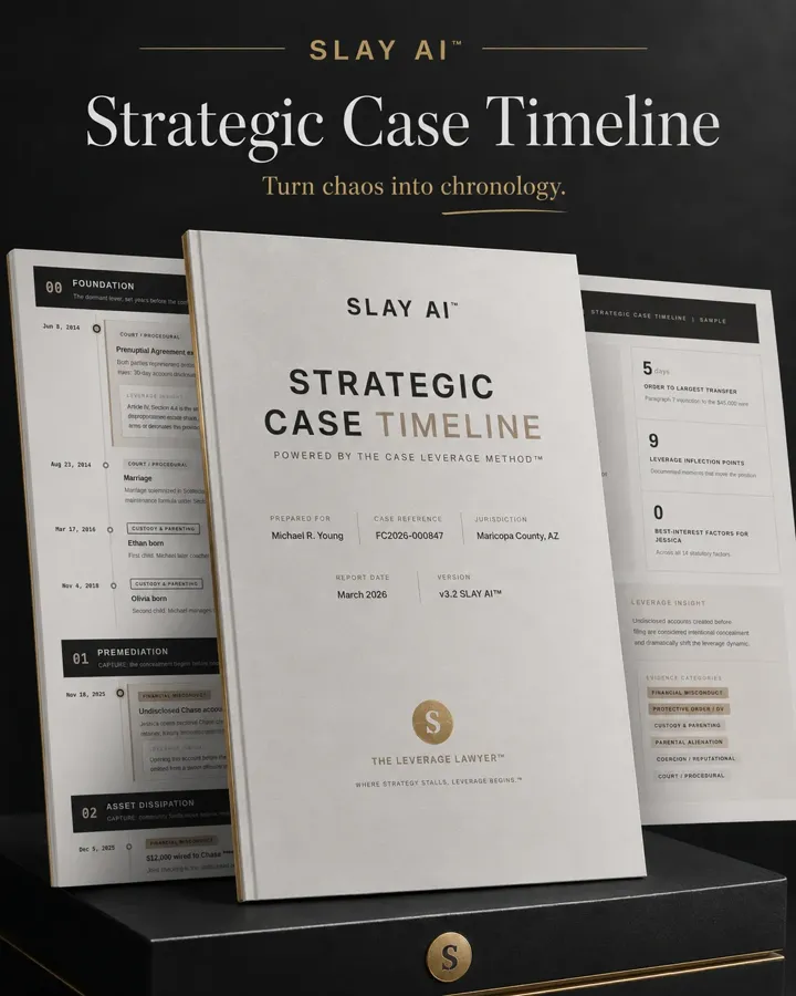 SLAY AI Strategic Case Timeline