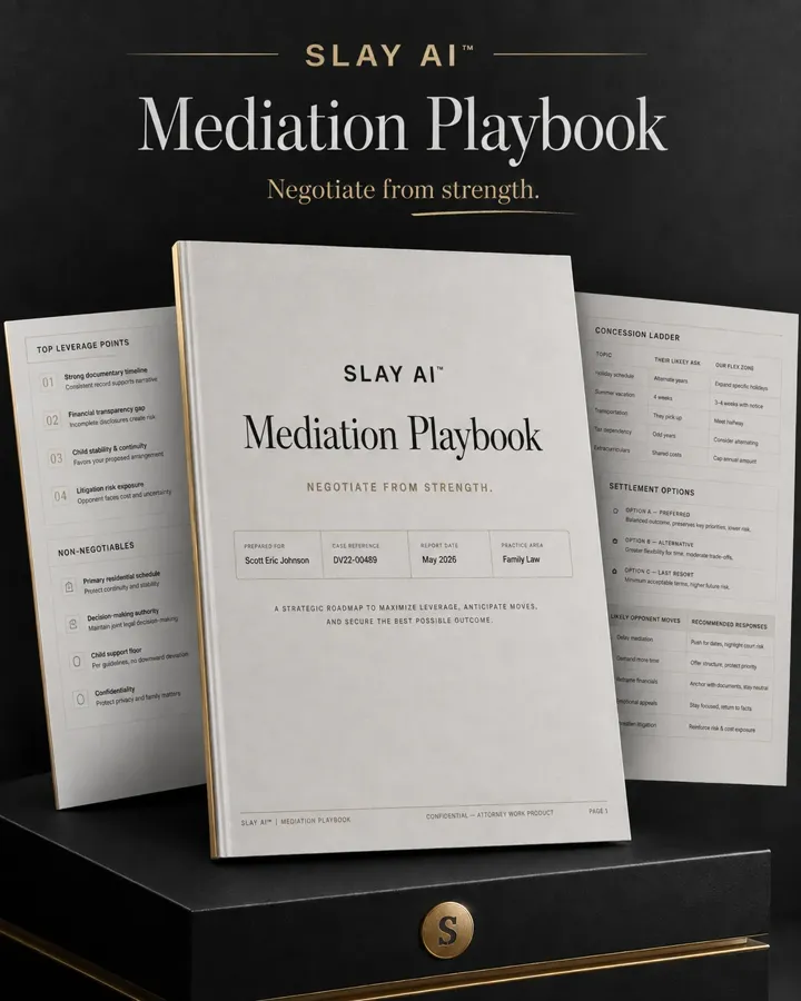 SLAY AI Mediation Playbook